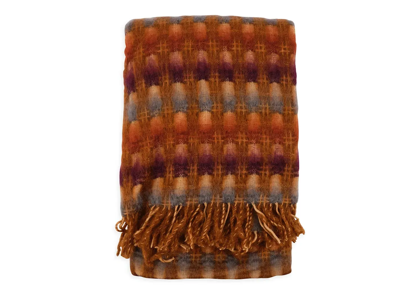 Mia Mohair Throw - Cinnamon, Mohair image