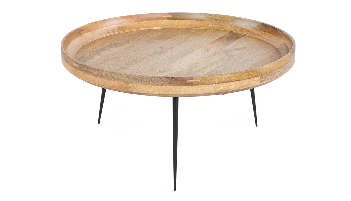 Extra Large Bowl Table - Natural, Mango Wood image