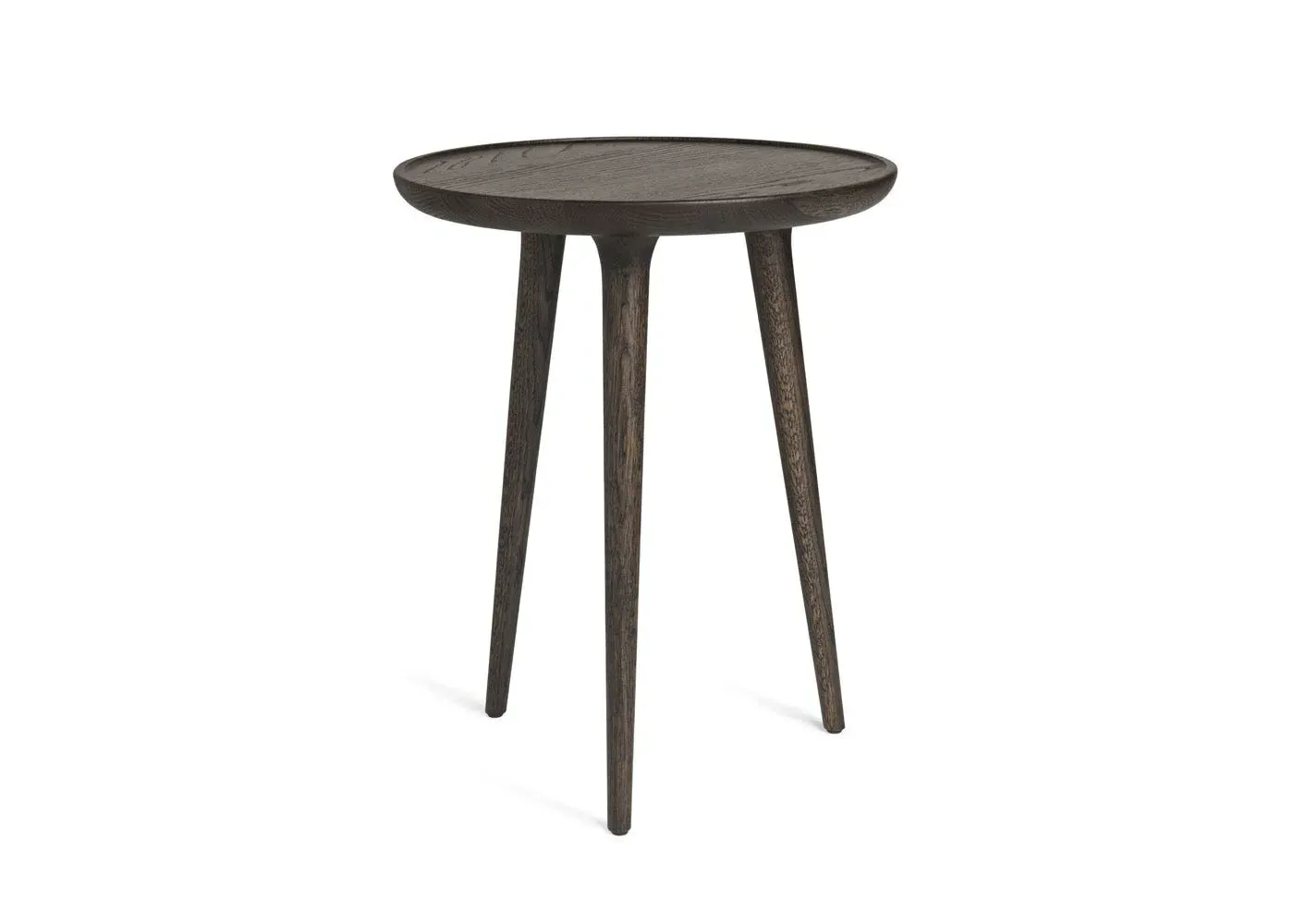 Medium Accent Side Table - Grey, Stained Oak