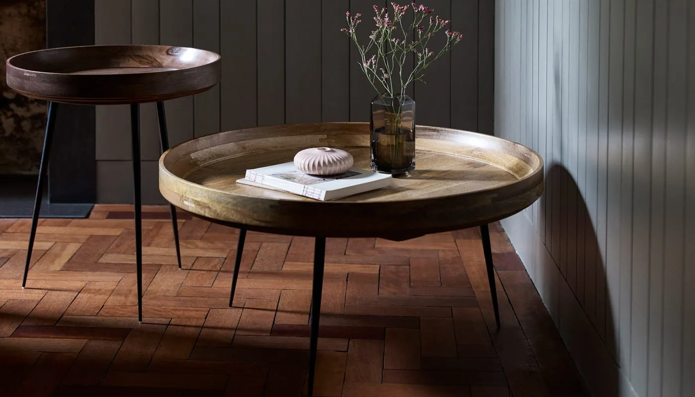 Medium Bowl Table - Natural, Mango Wood
