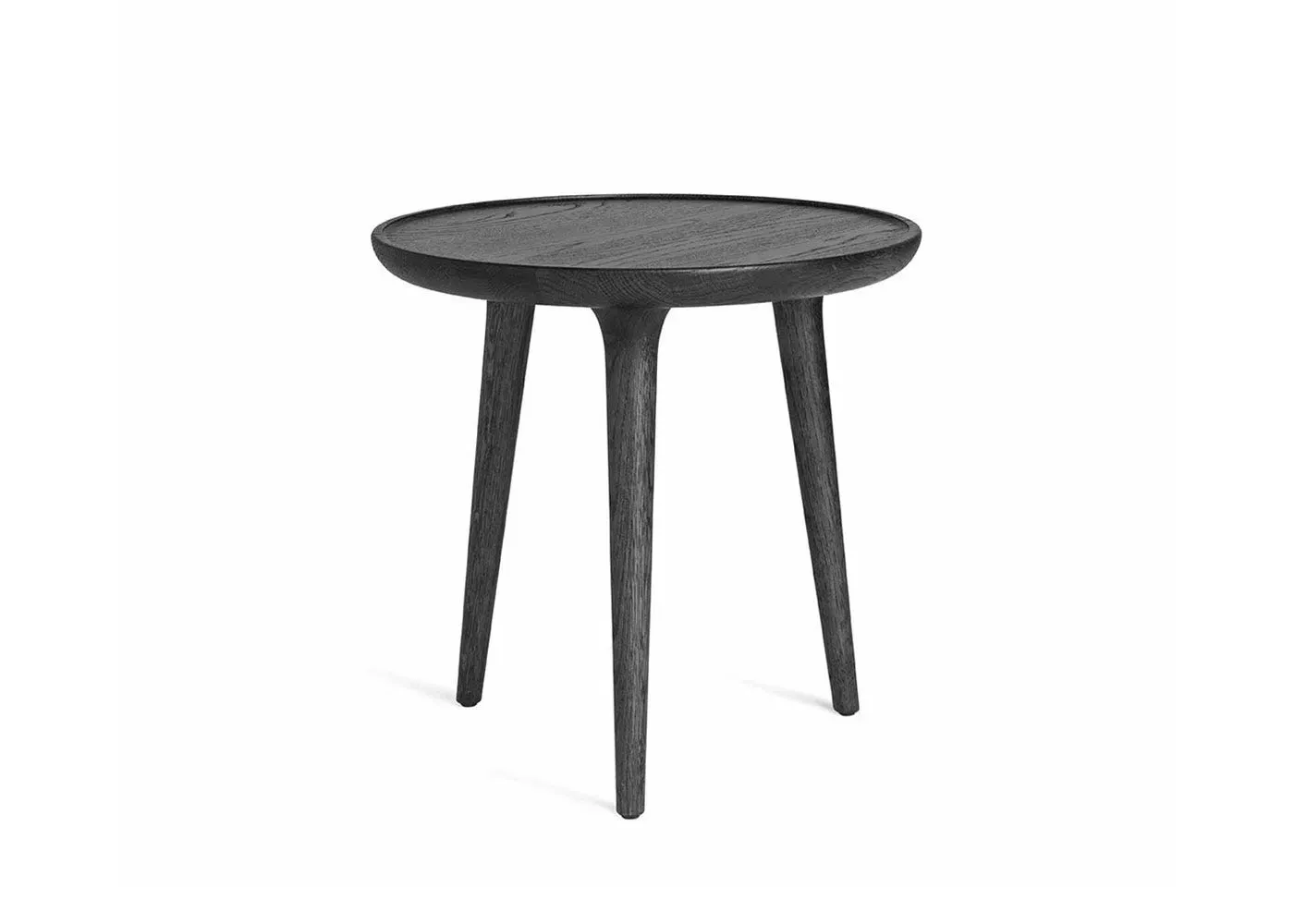 Small Accent Side Table - Black, Stained Oak image