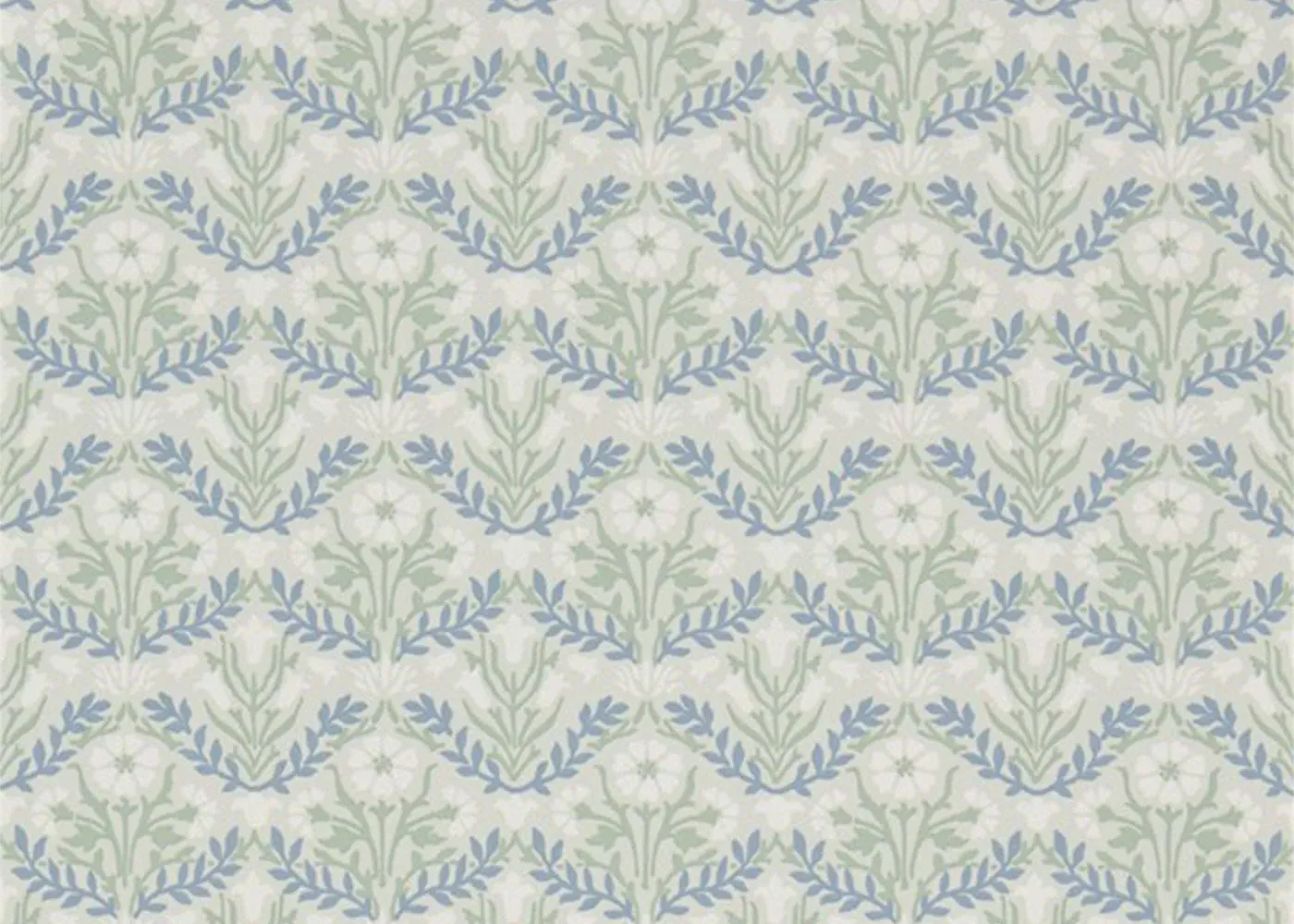 Bellflowers Wallpaper - Grey, Paper image