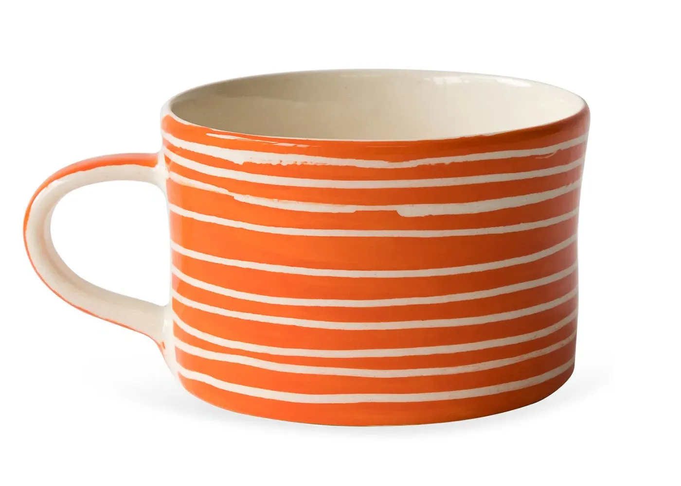 Sgraffito Mug - Tangerine, Ceramic
