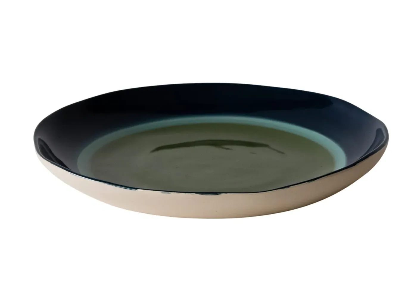Small Plate - Green, Ceramic image