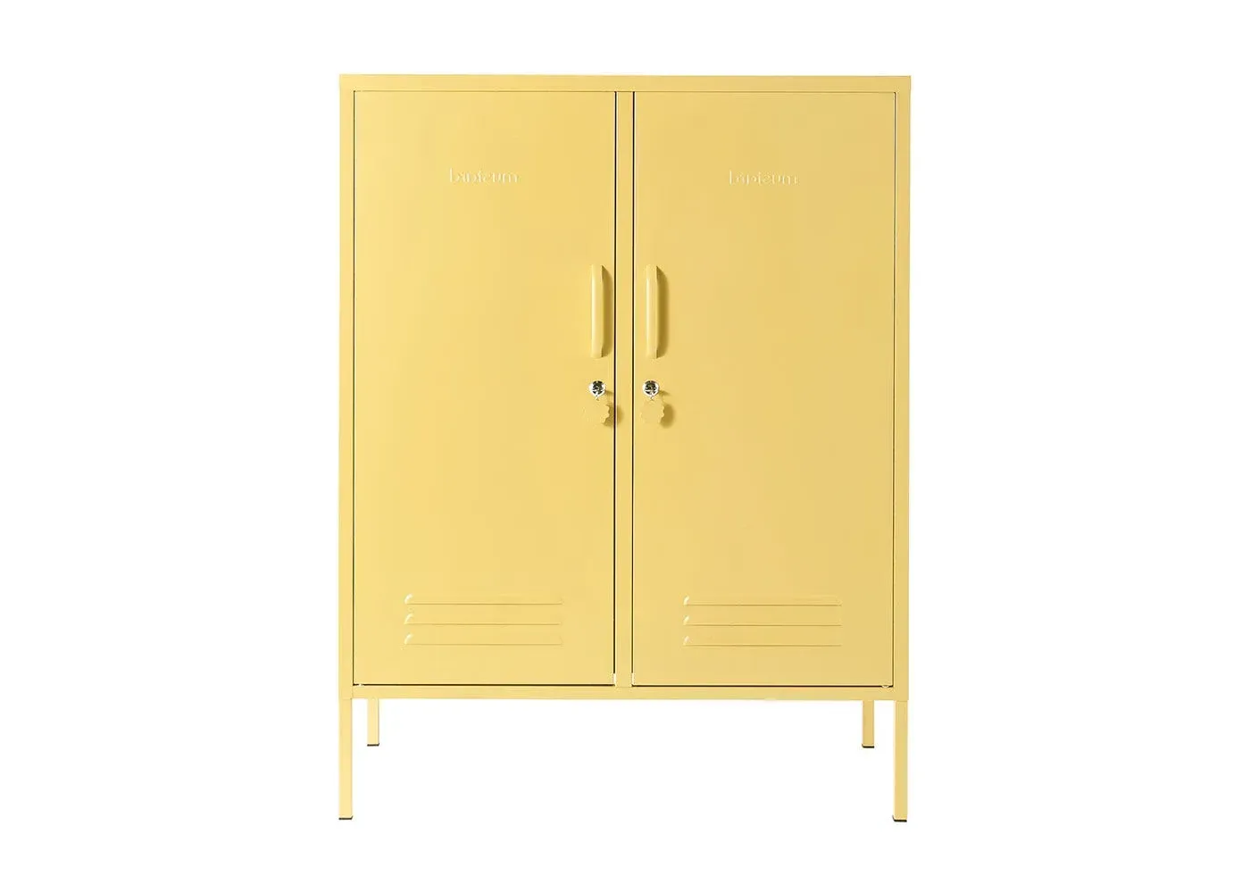 Midi Storage Cabinet - Butter, Metal