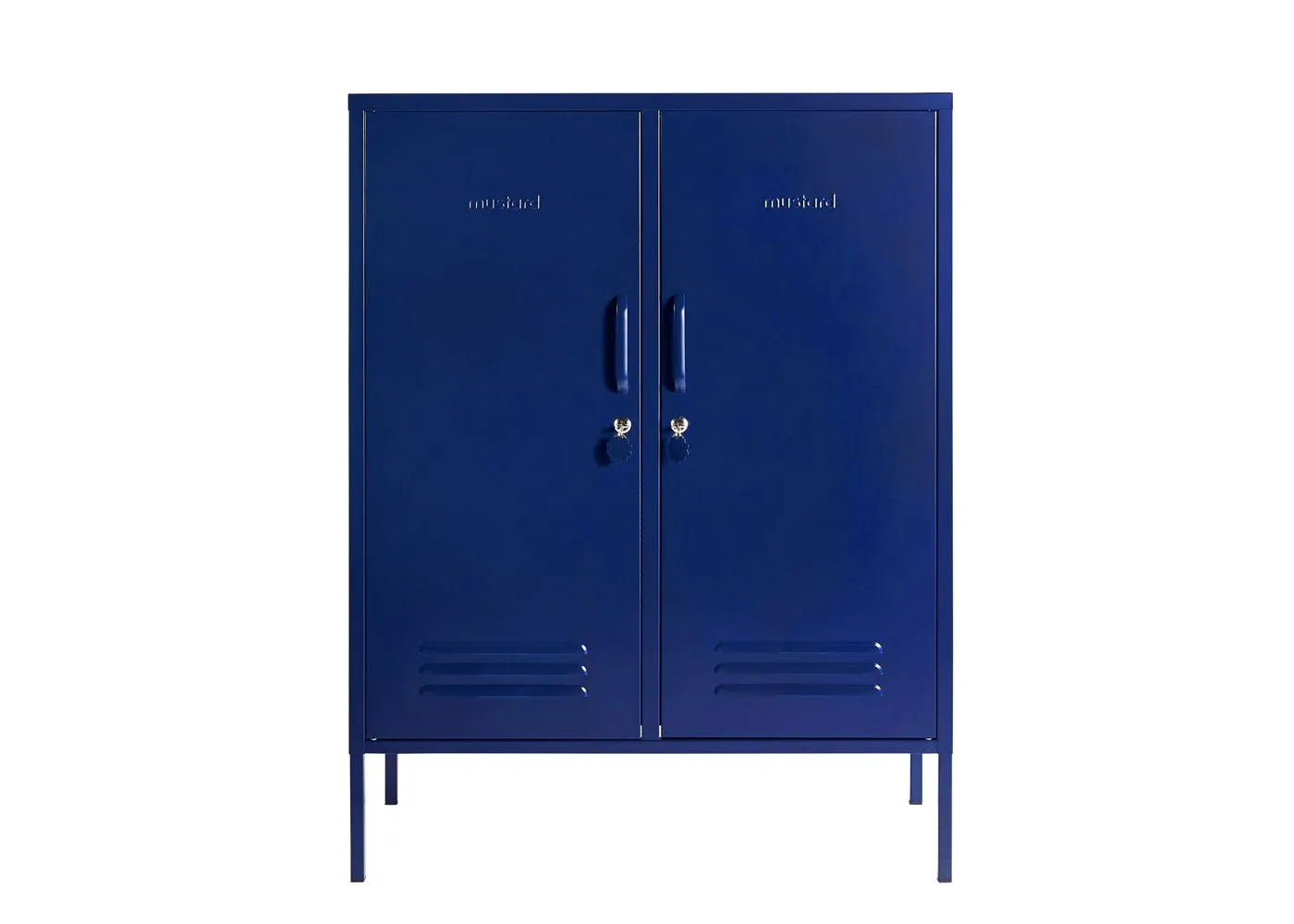 Midi Storage Cabinet - Navy, Metal