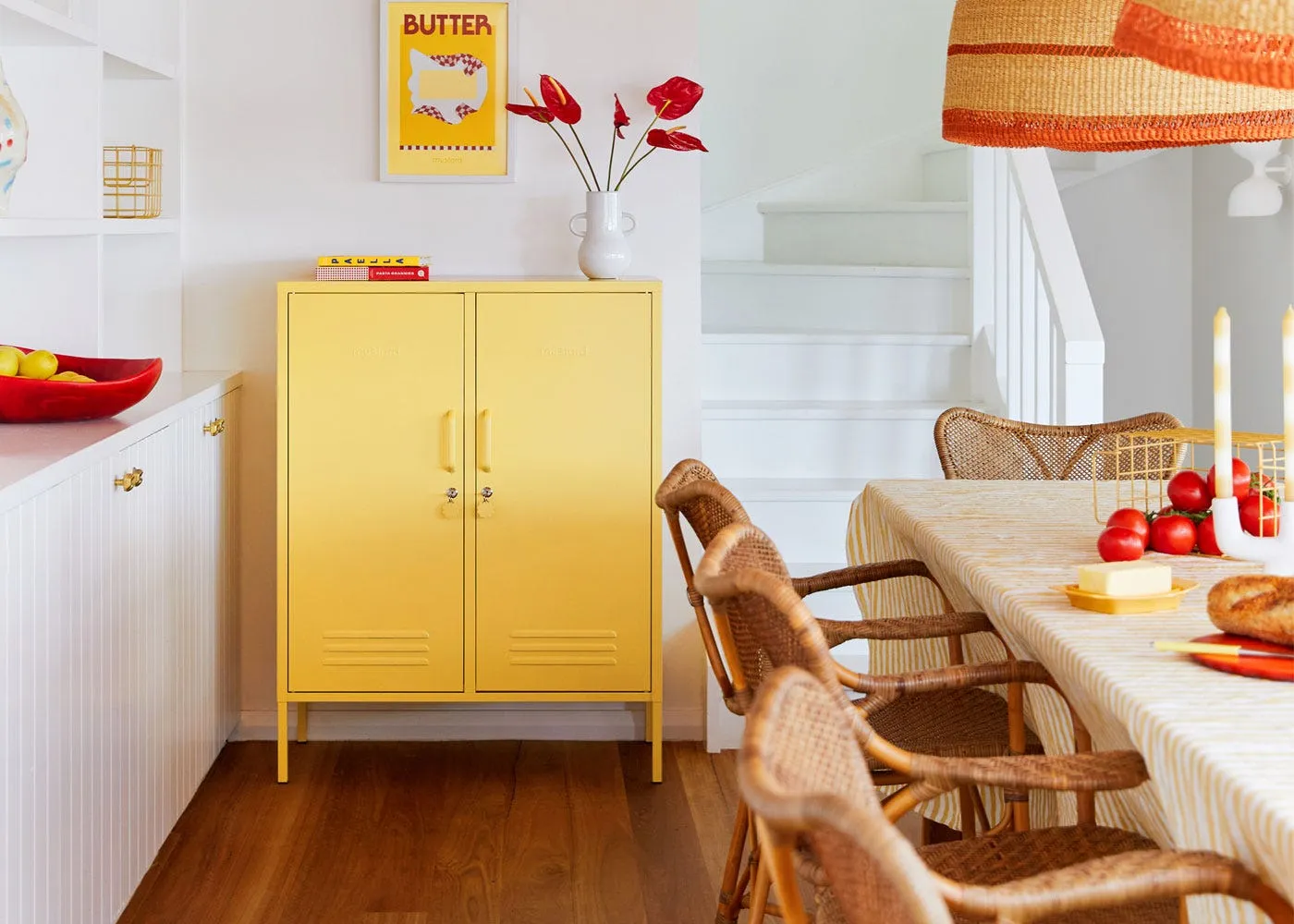 Midi Storage Cabinet - Olive, Metal