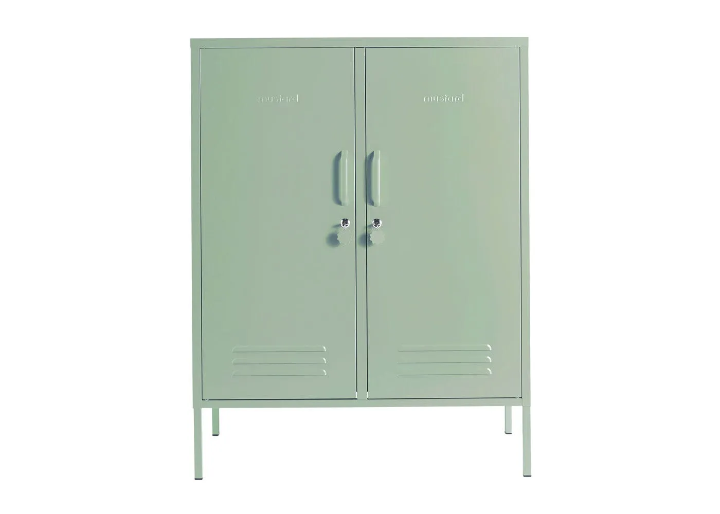 Midi Storage Cabinet - Sage, Metal