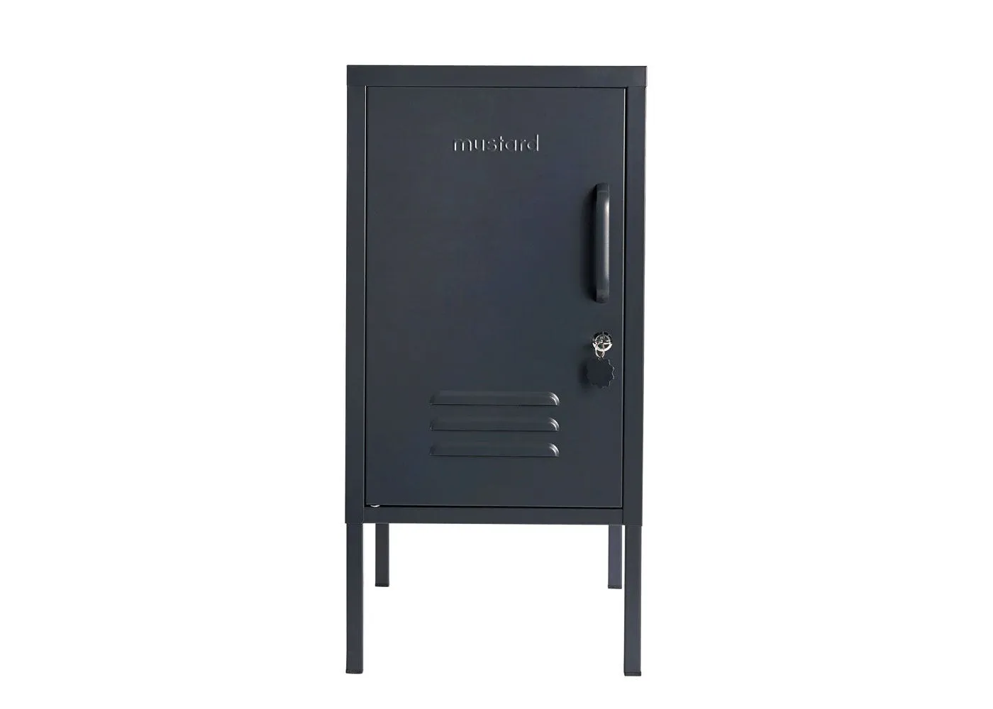 Shorty Left-Opening Cabinet - Slate, Steel