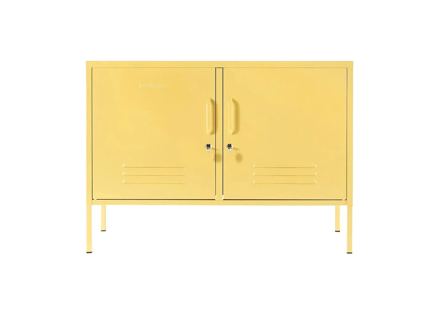 Storage Cabinet with Shelves - Butter, Steel