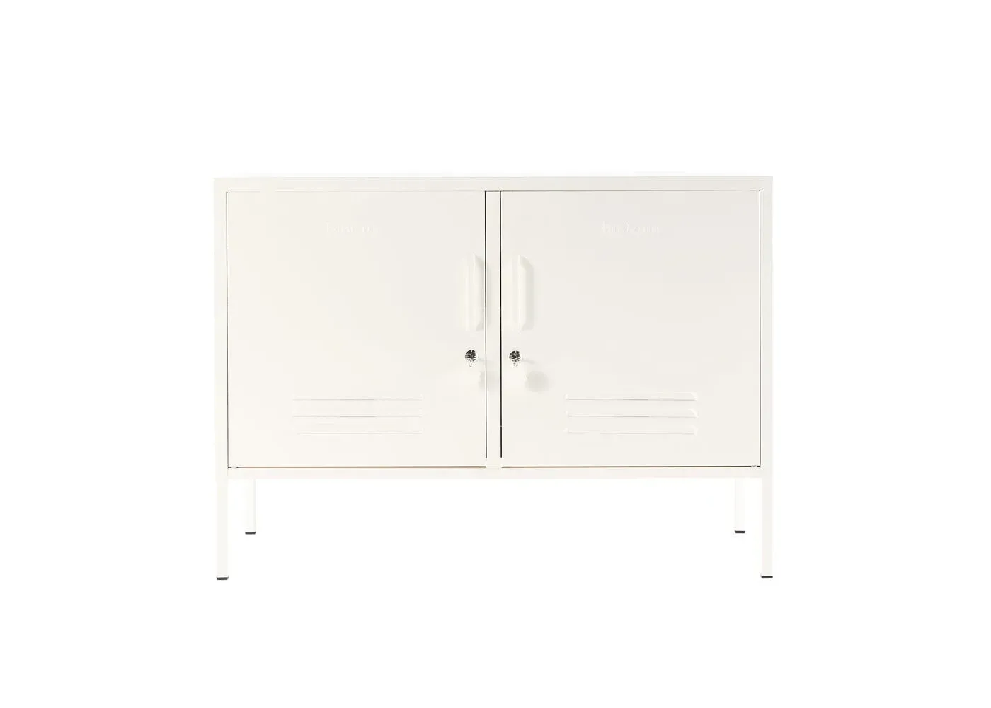 Storage Cabinet with Shelves - Chalk, Steel