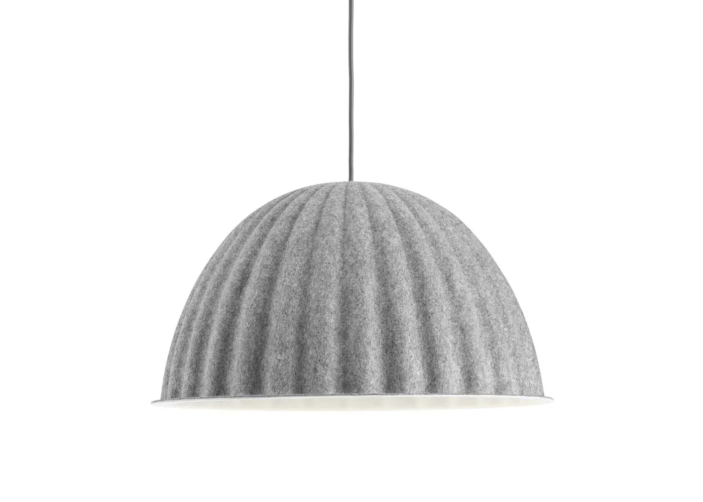 Dome Pendant Light - Grey, Felt