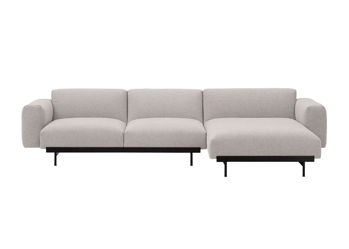 L-Shaped Corner Sofa Left Hand Facing - Cream