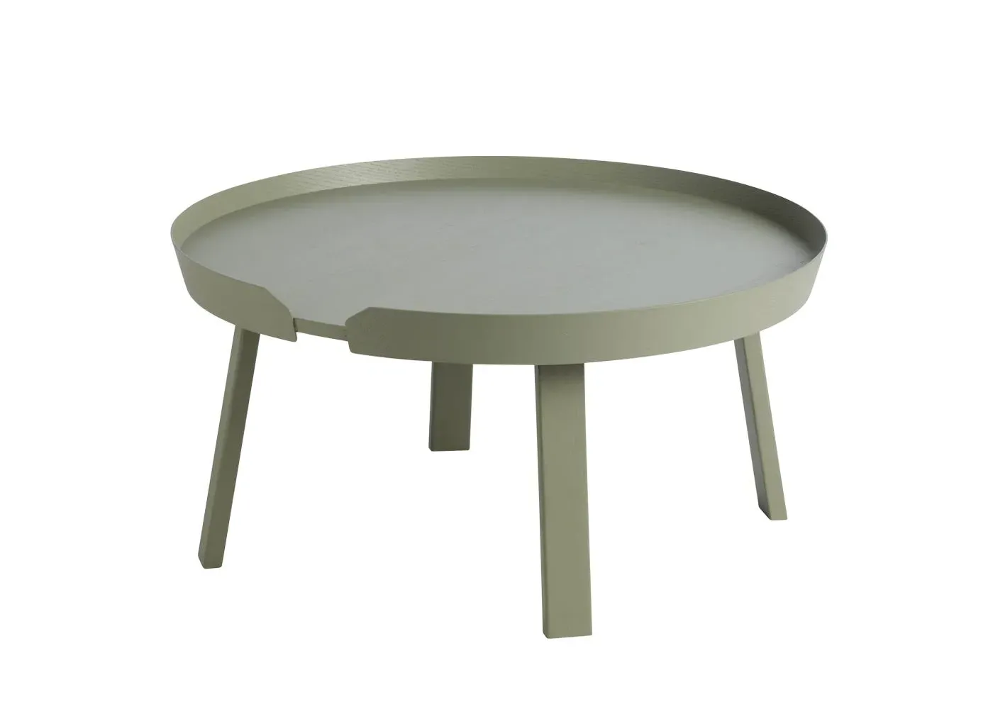 Large Coffee Table with Frame - Dusty Green