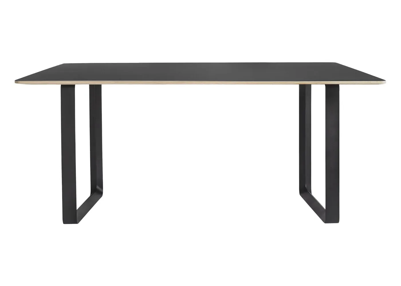Large Dining Table - Black, Wood image