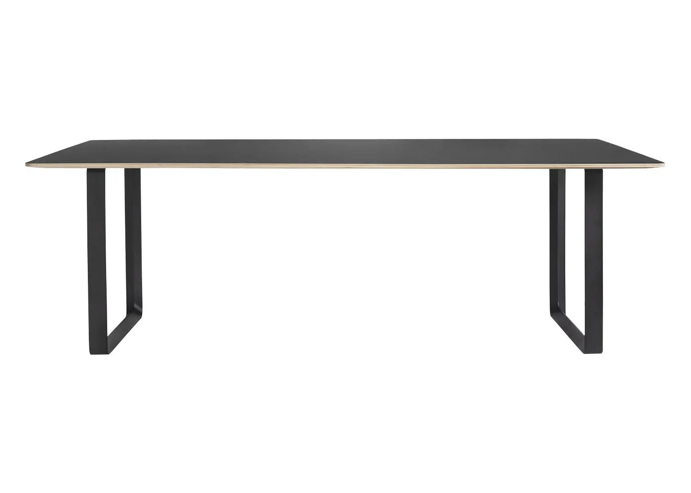 Large Dining Table - Black, Wood