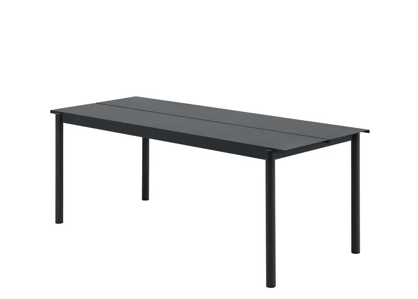 Large Outdoor Table - Black, Steel