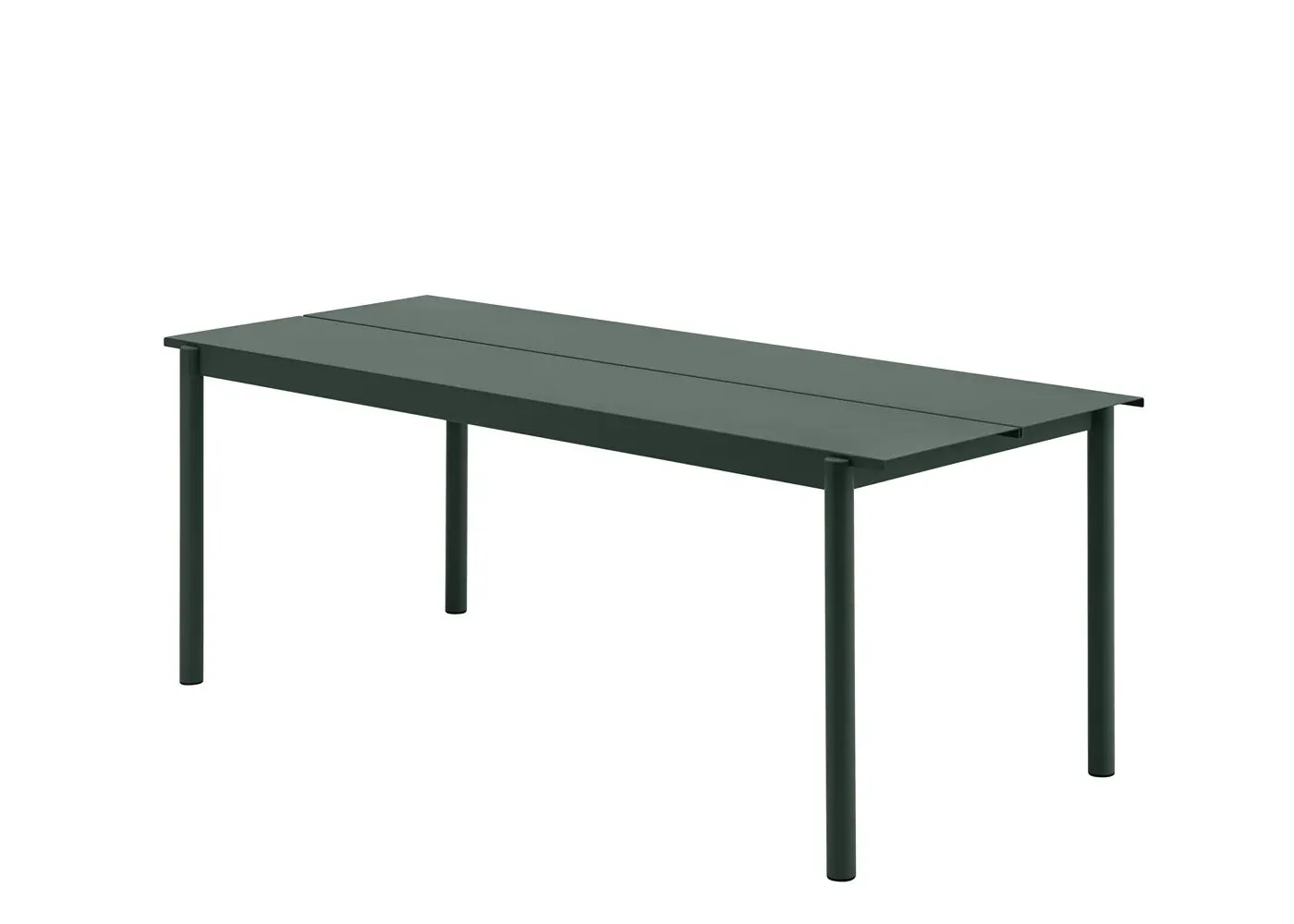 Large Outdoor Table - Dark Green, Steel