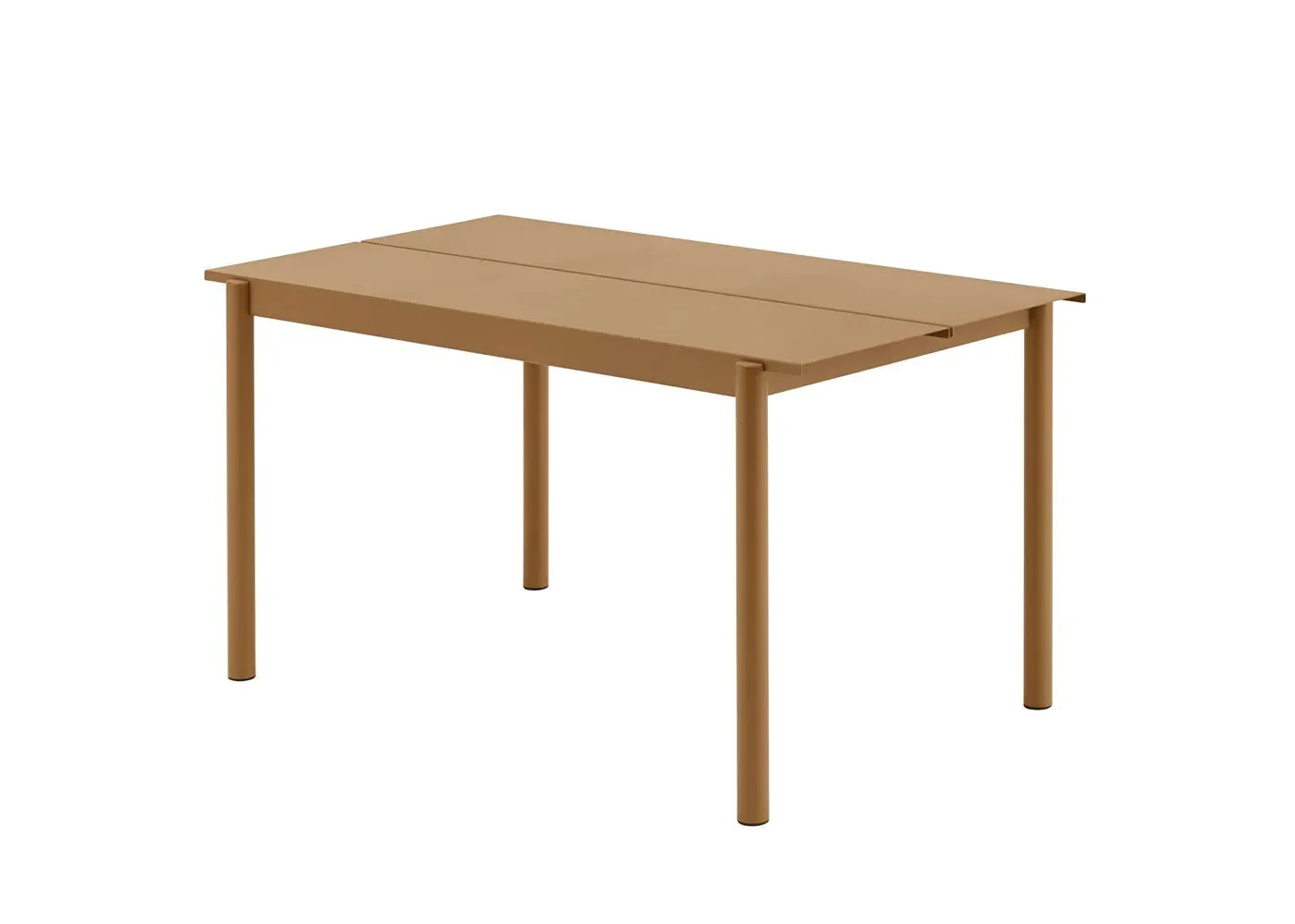Medium Outdoor Table - Burnt Orange, Steel