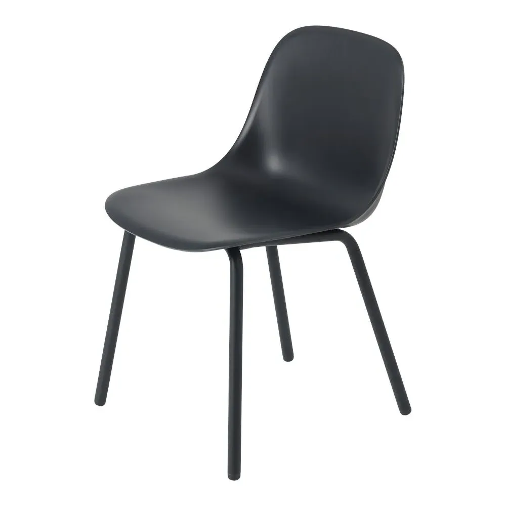 Outdoor Side Chair - Black, Fiber image