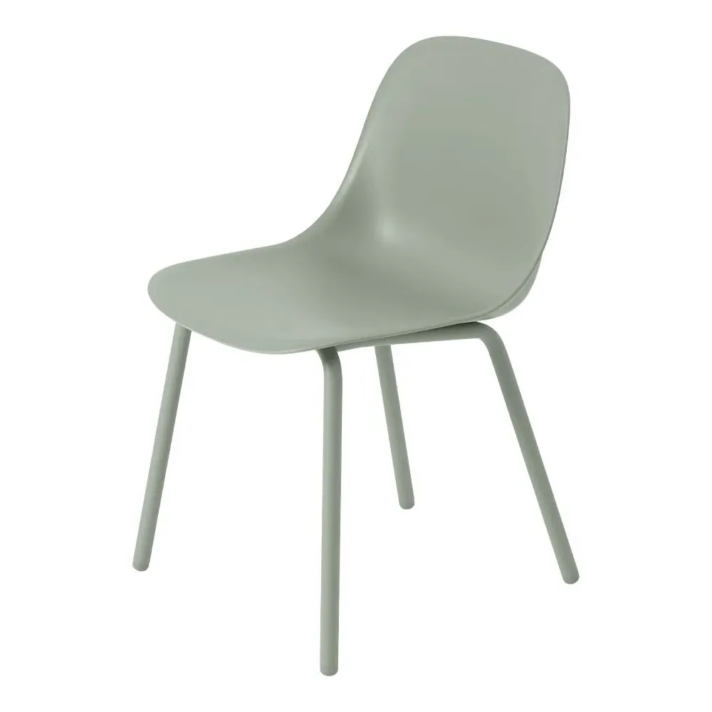 Outdoor Side Chair - Green, Fiber