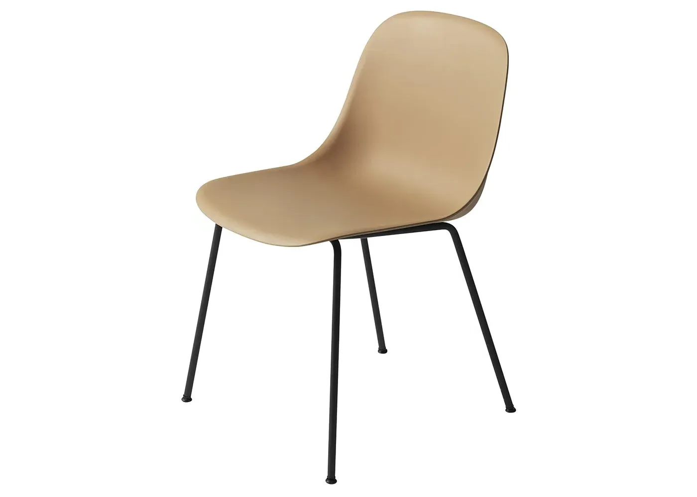 Side Chair with Tube Base - Yellow