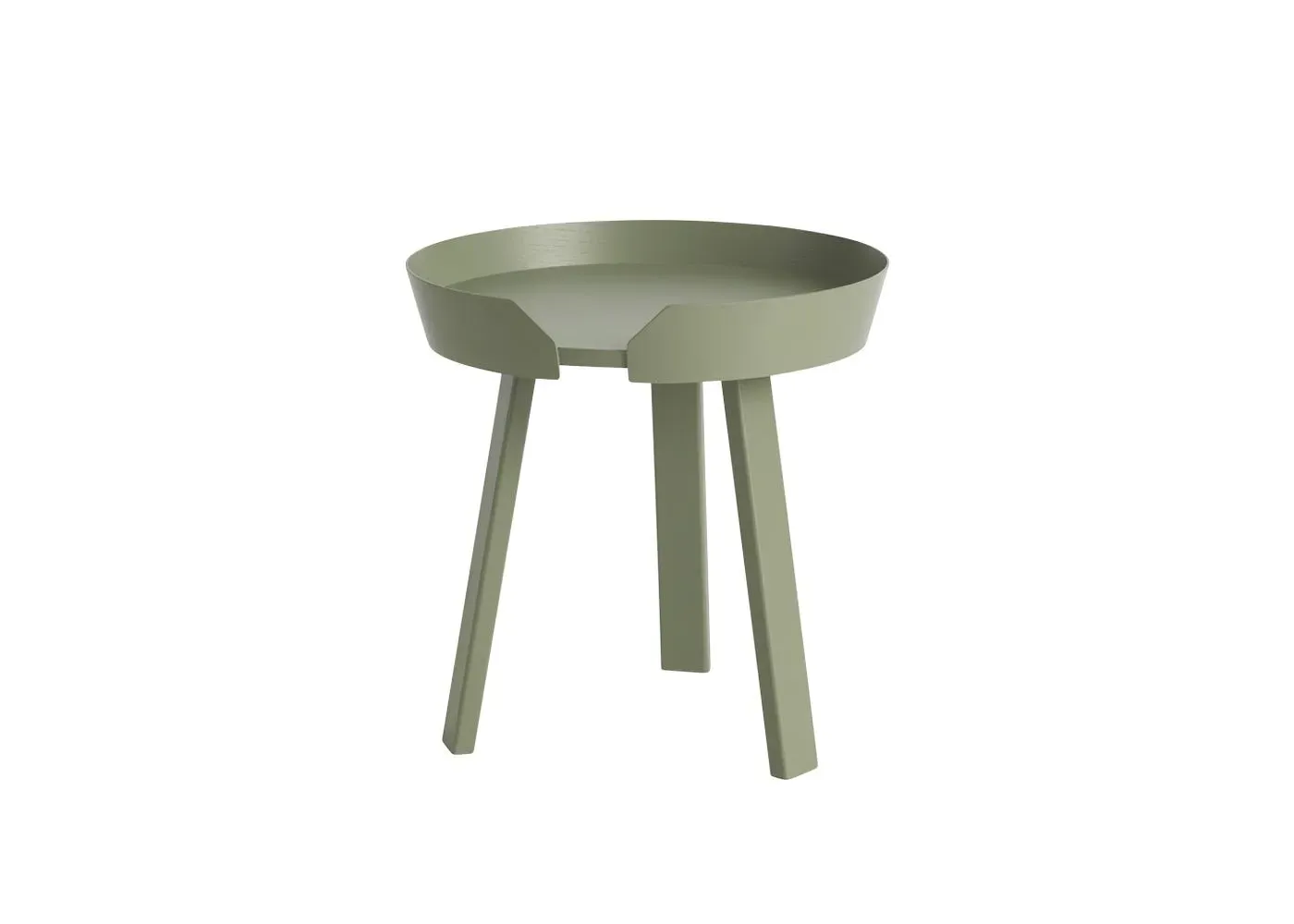 Small Coffee Table with Frame Edge - Dusty Green