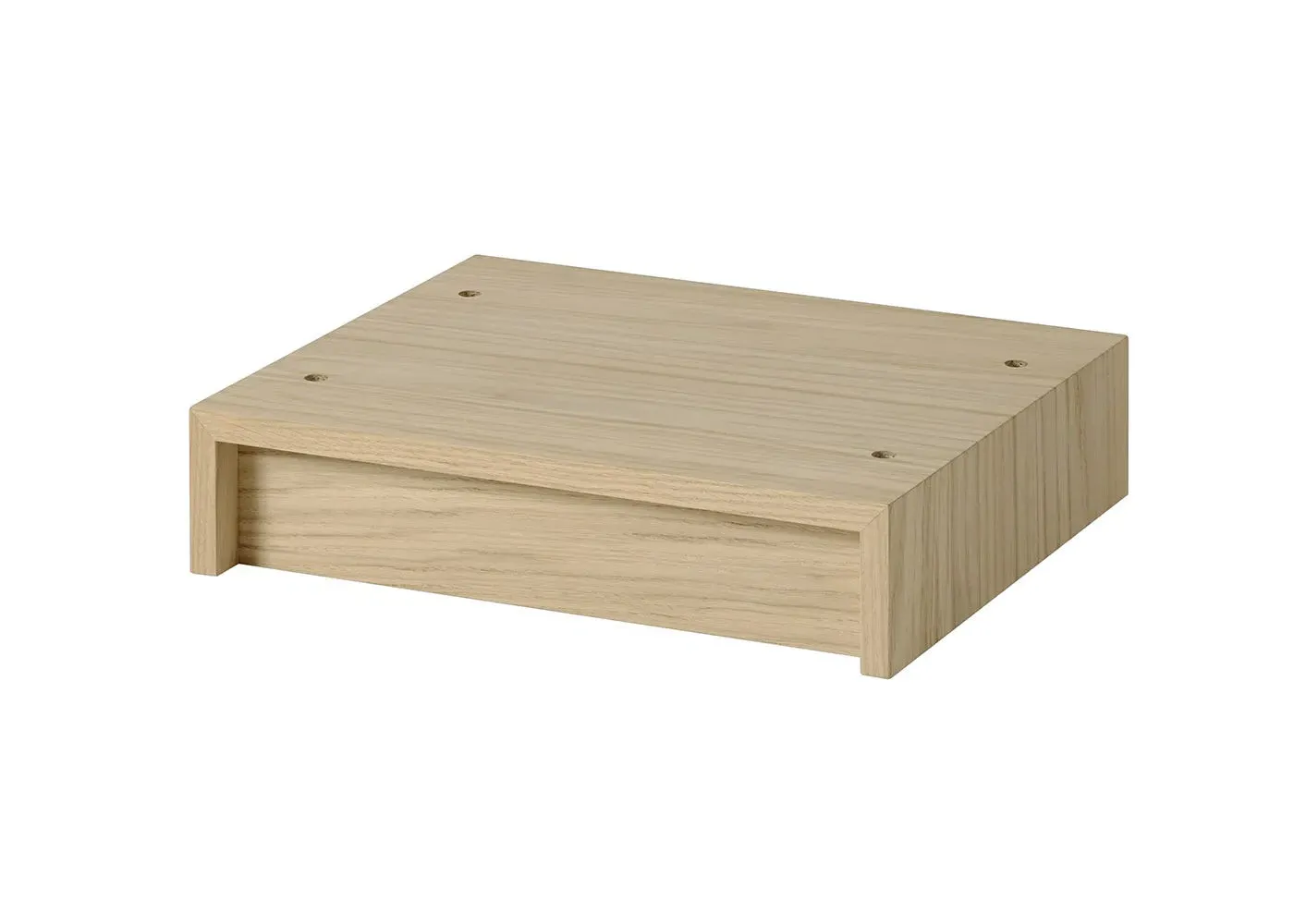 Small Storage Plinth - Light Wood, Oak image