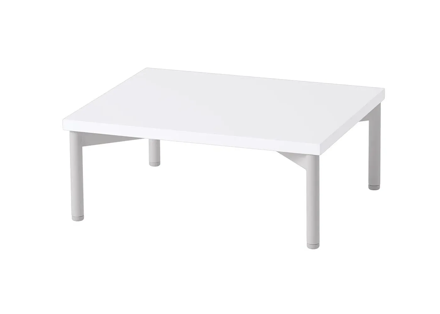Small Storage System Podium - White, Wood