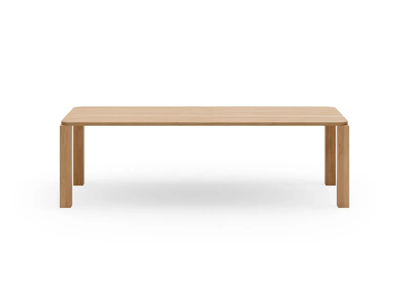 Large Dining Table - Natural Oak, Solid Wood