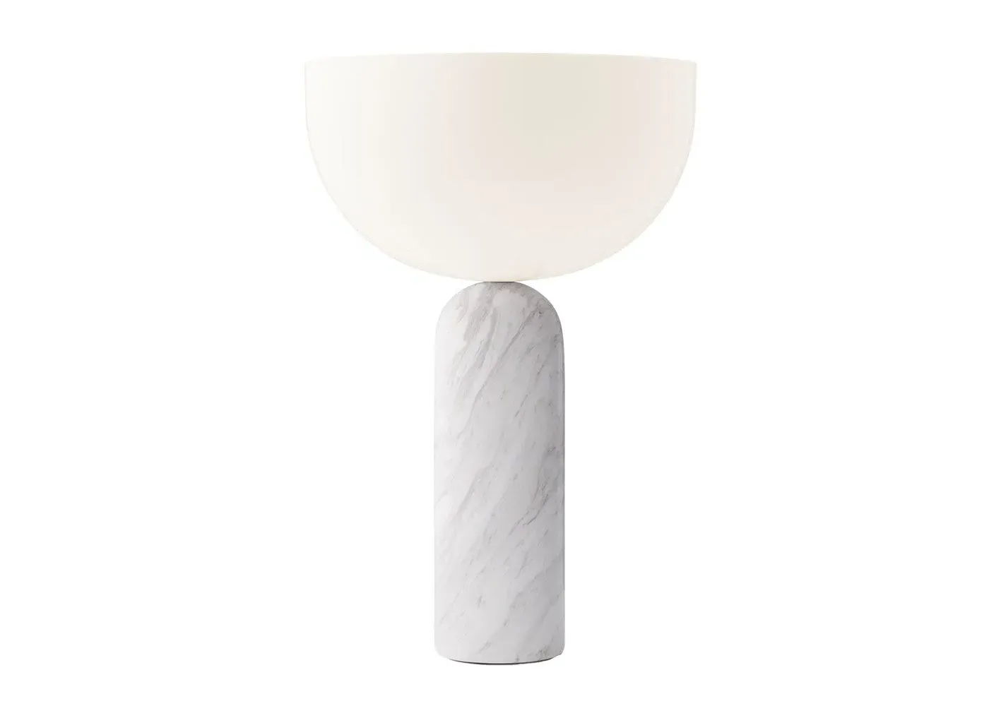 Large Table Lamp - White, Marble