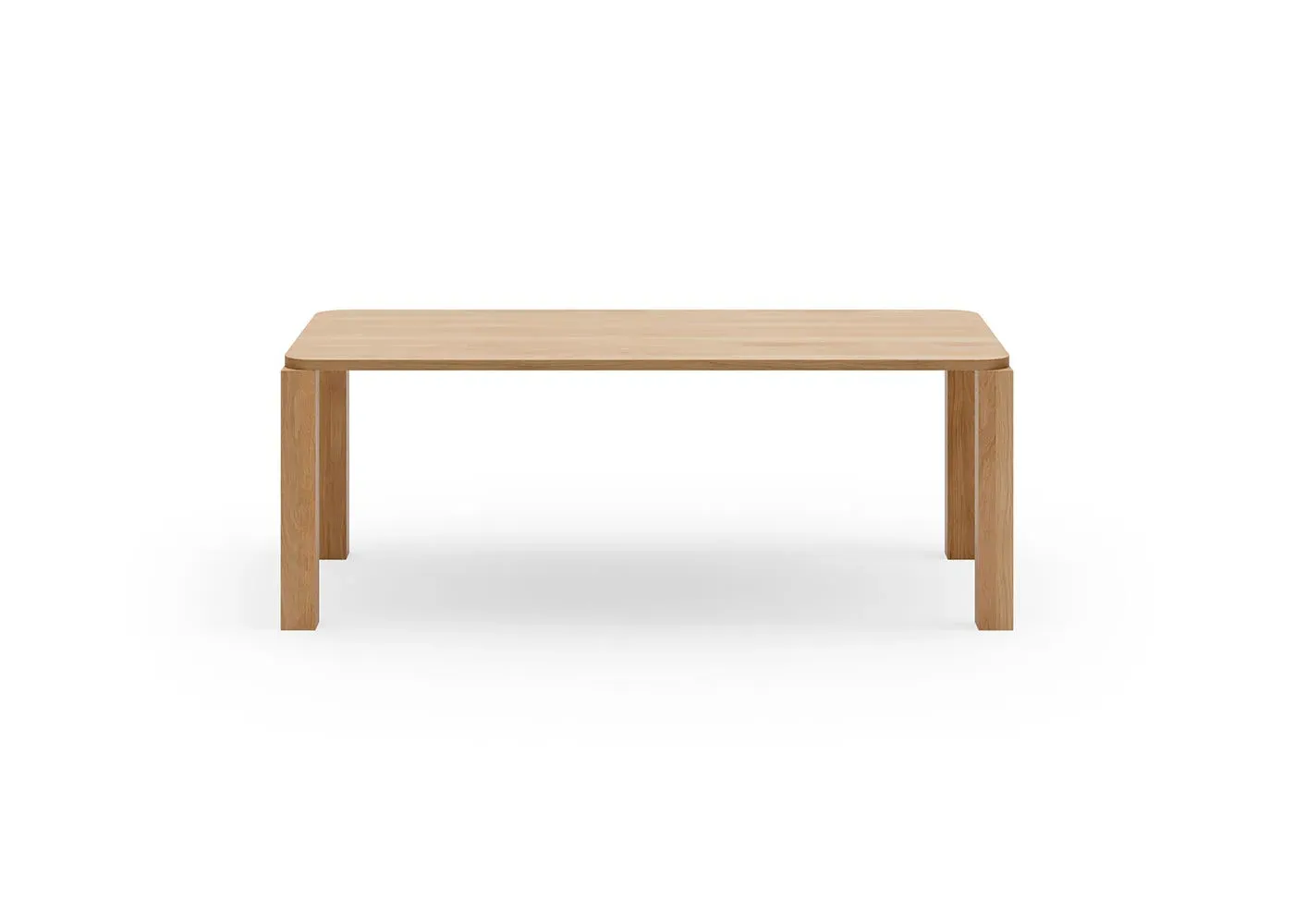 Medium Dining Table - Natural Oak, Solid Wood image