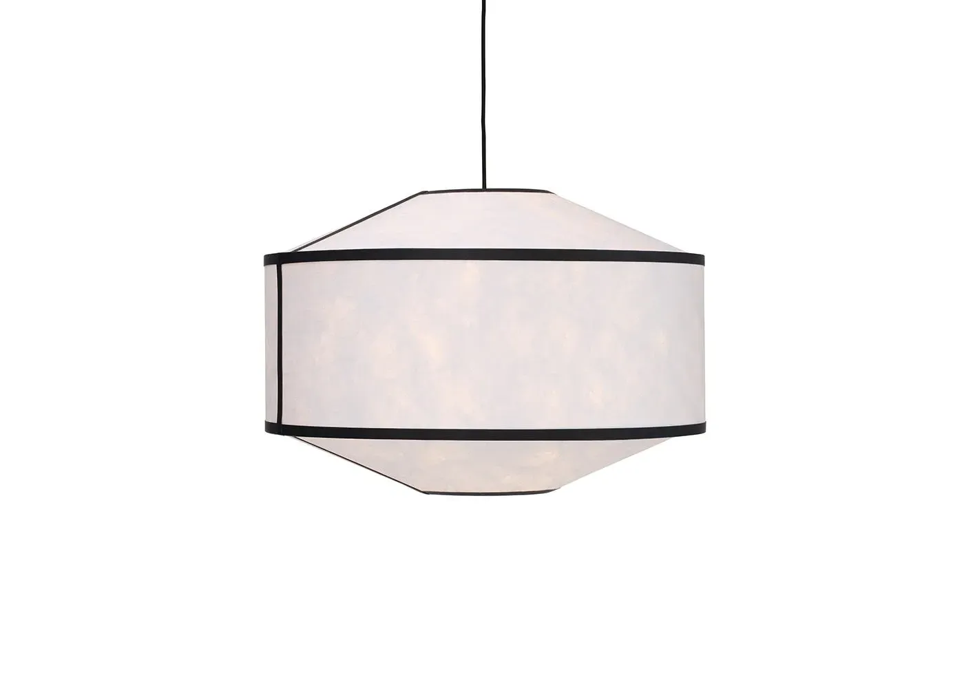 Medium Kite Pendant Light 2B - White, Black