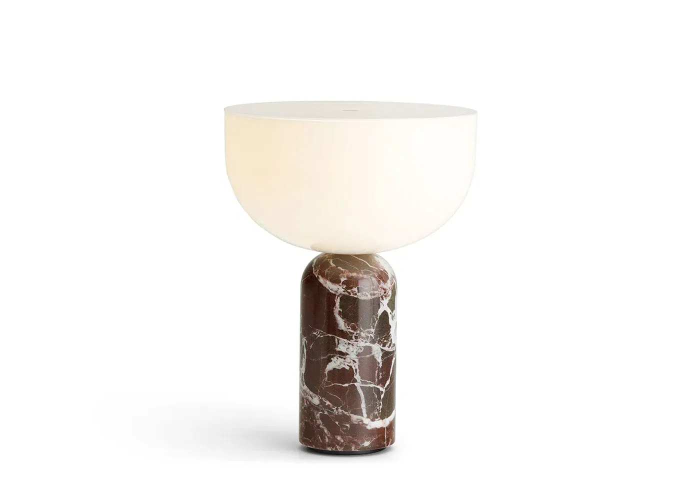 Portable LED Table Lamp - Red, Marble