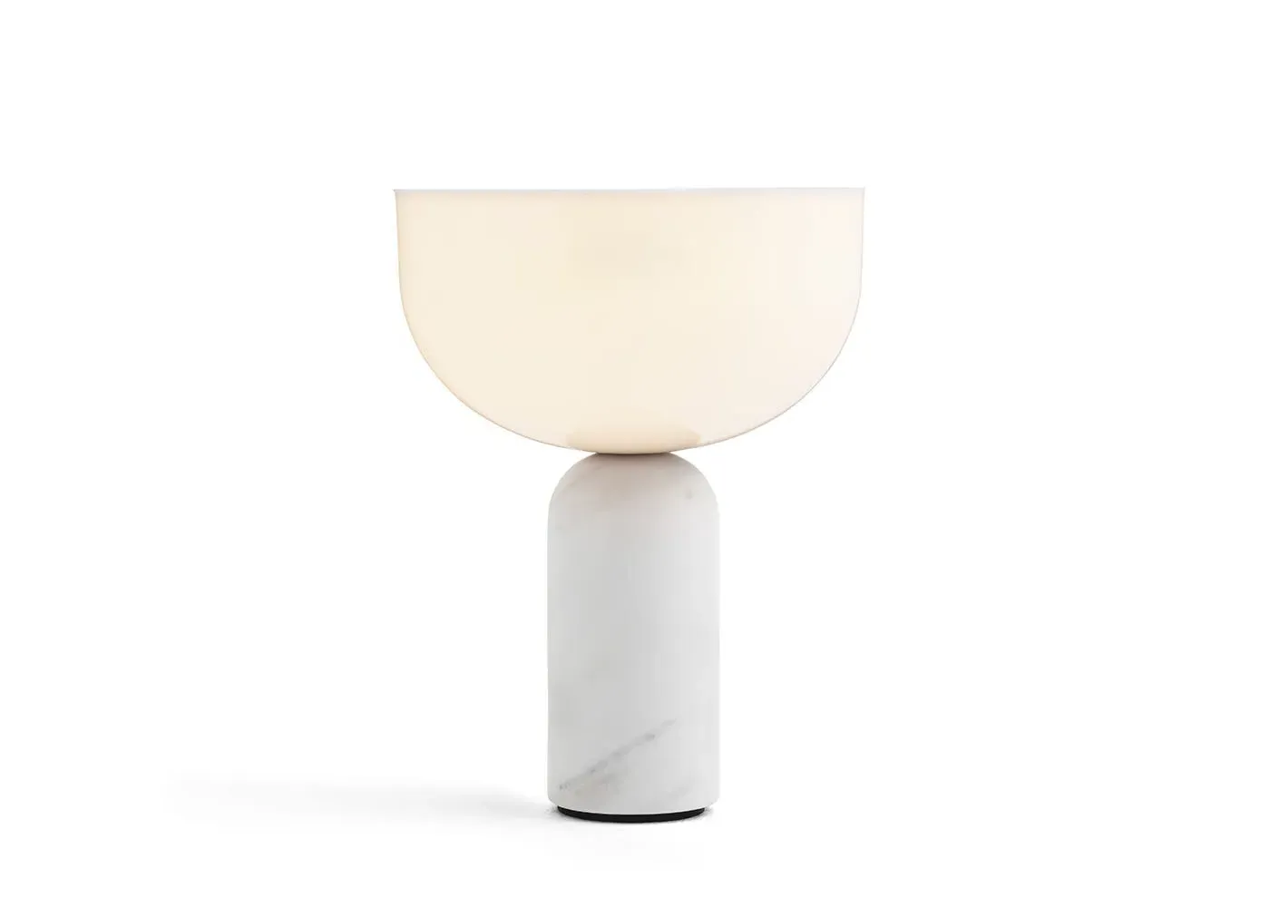 Portable LED Table Lamp - White, Marble