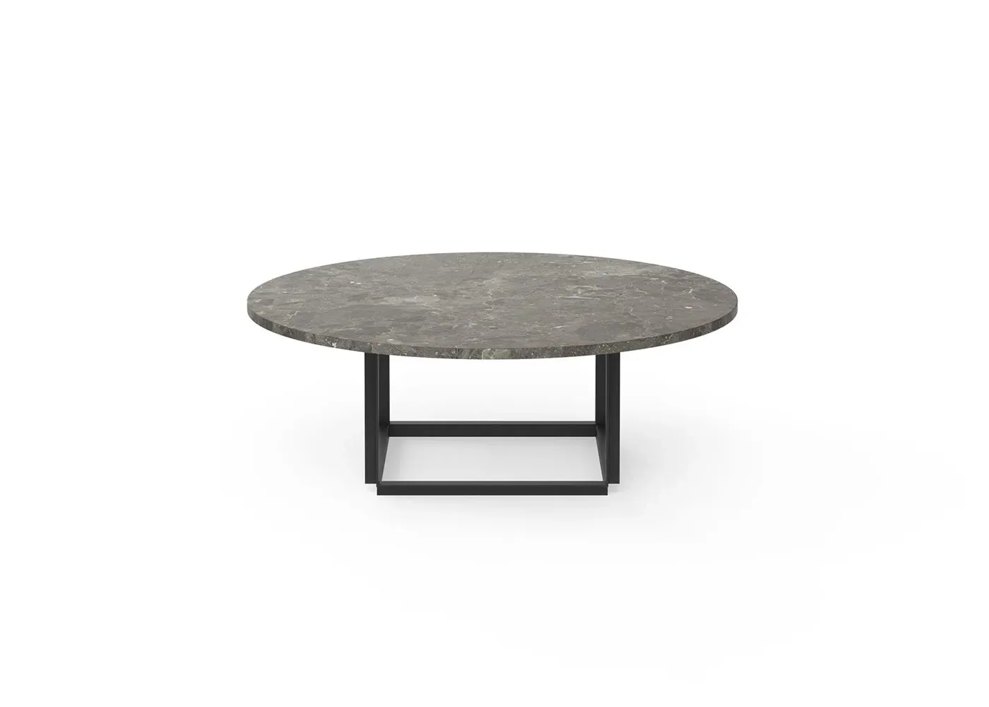 Round Coffee Table - Grey, Marble