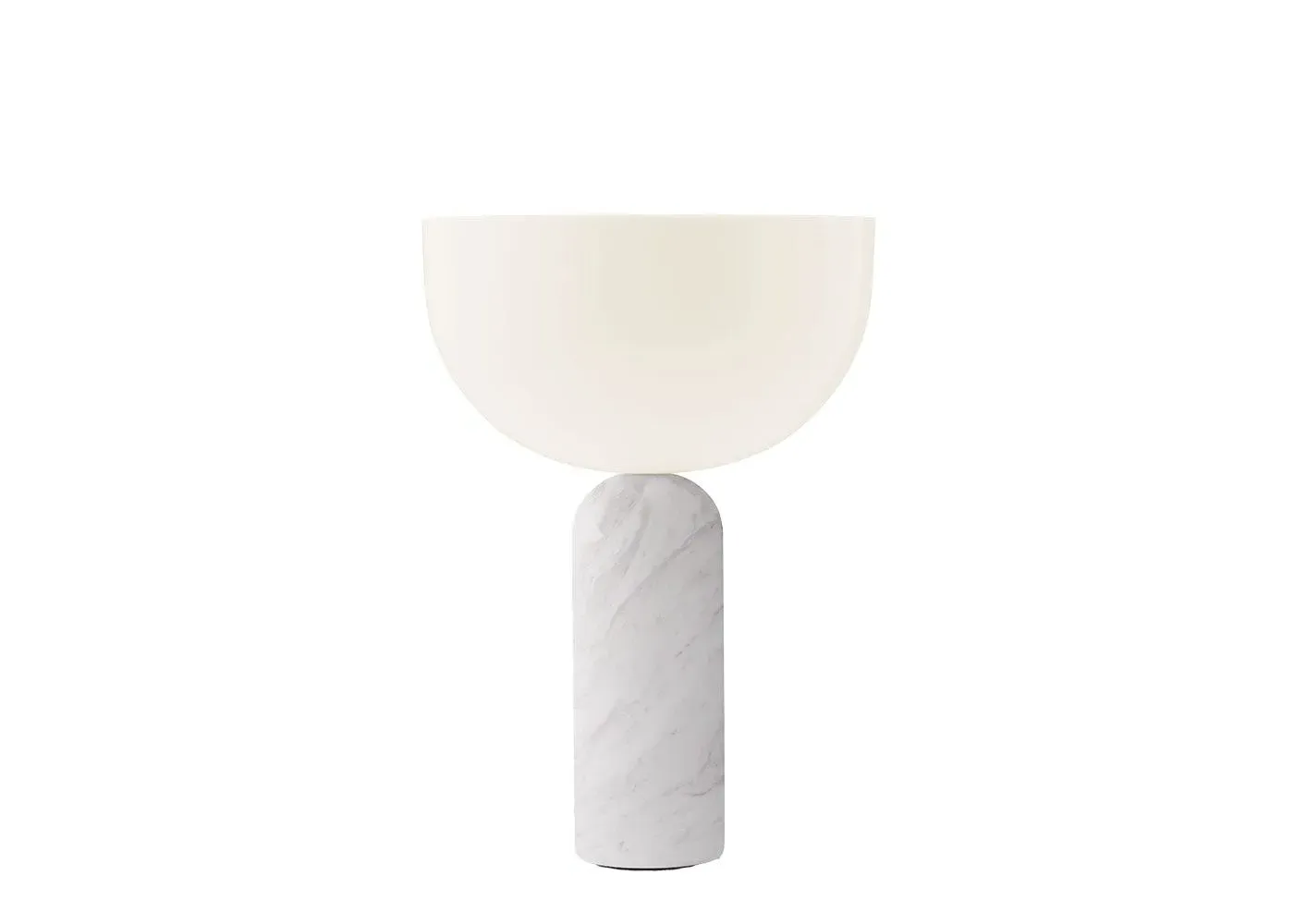 Small Table Lamp - White, Marble