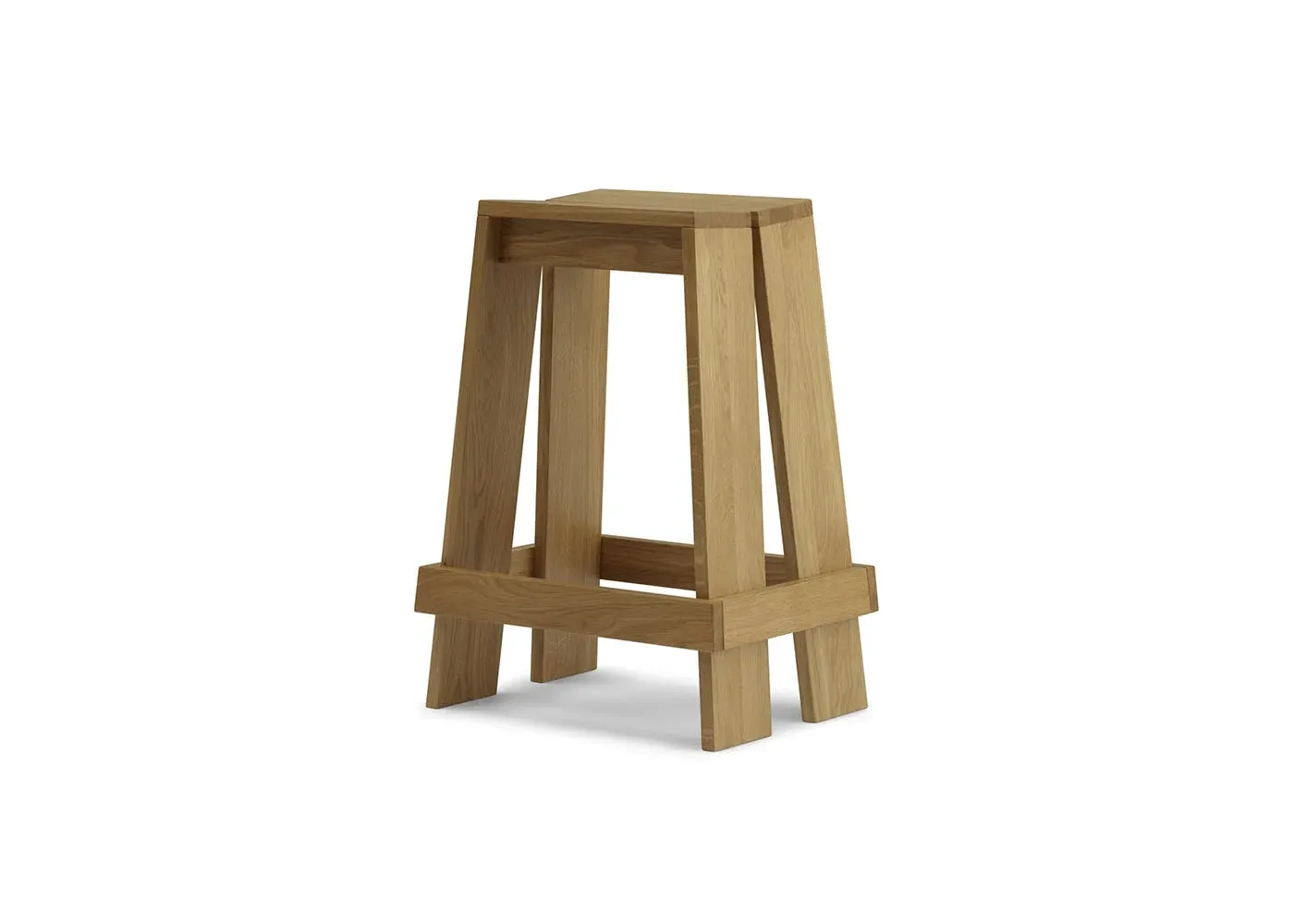 65cm Barstool - Oak