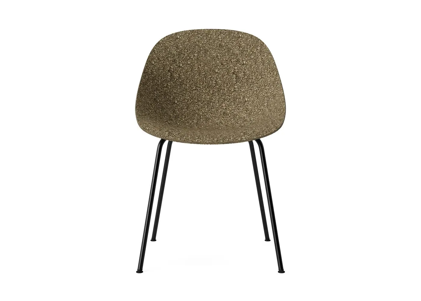 Dining Chair with Steel Base - Seaweed