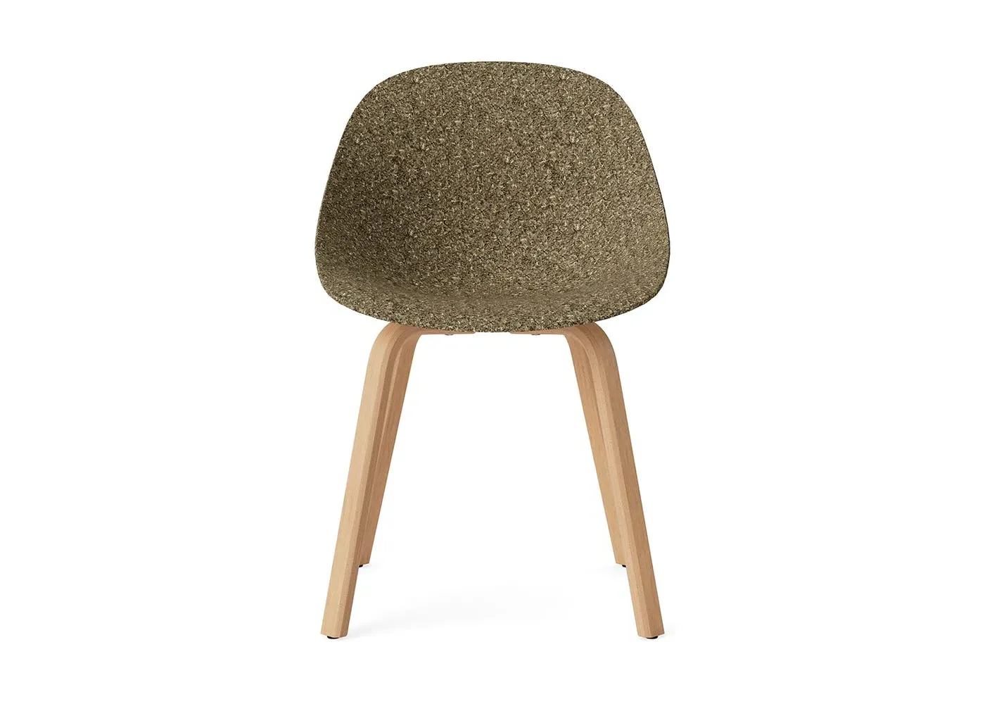 Dining Chair with Wood Base - Seaweed, Beech