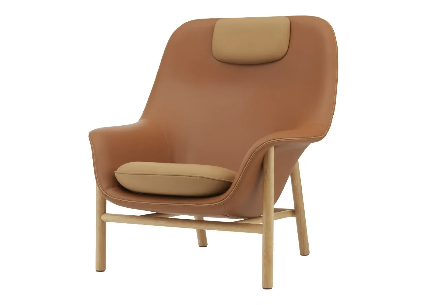 Drape Lounge Chair - Brown image