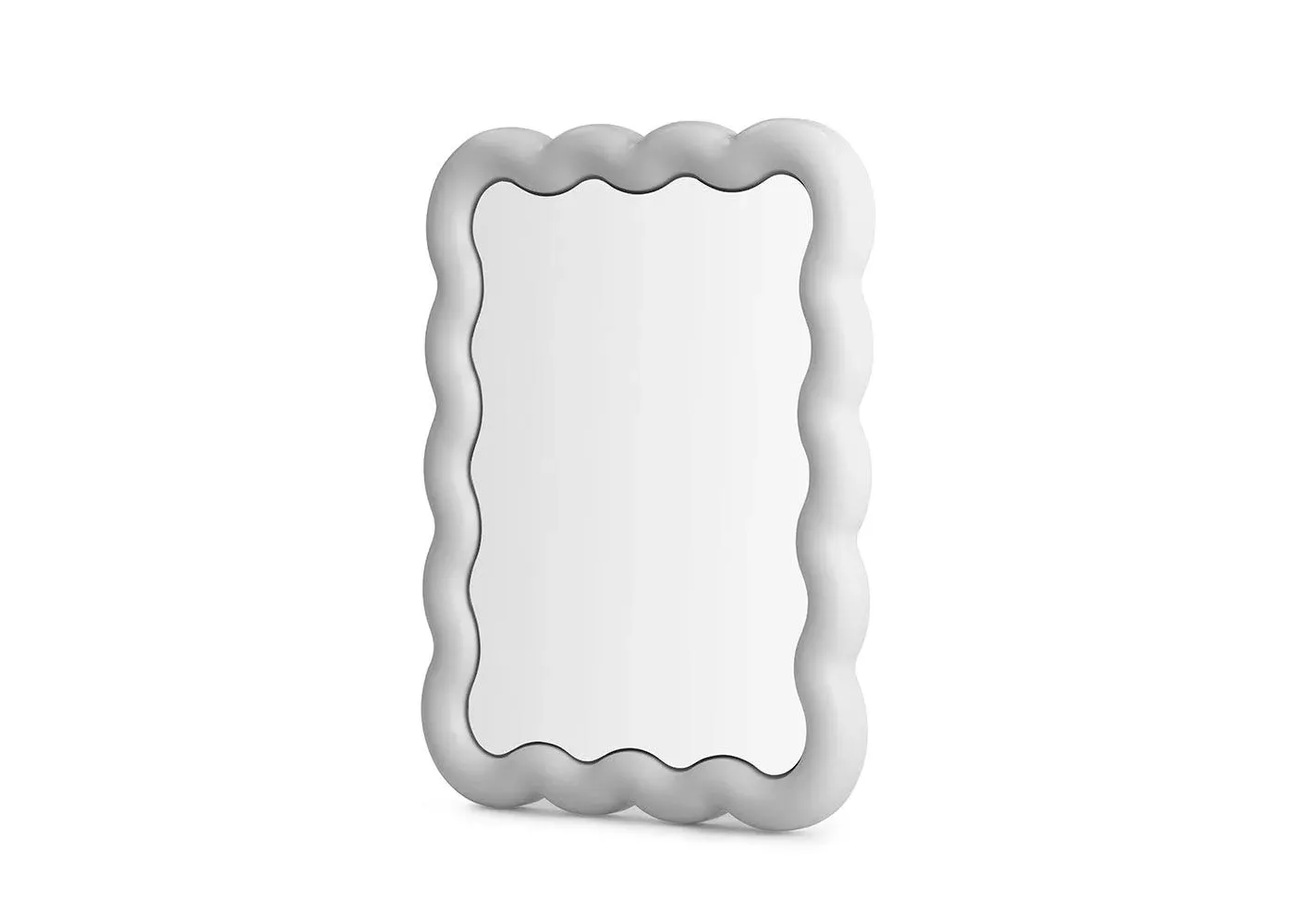Illuminated Mirror with Light - White image