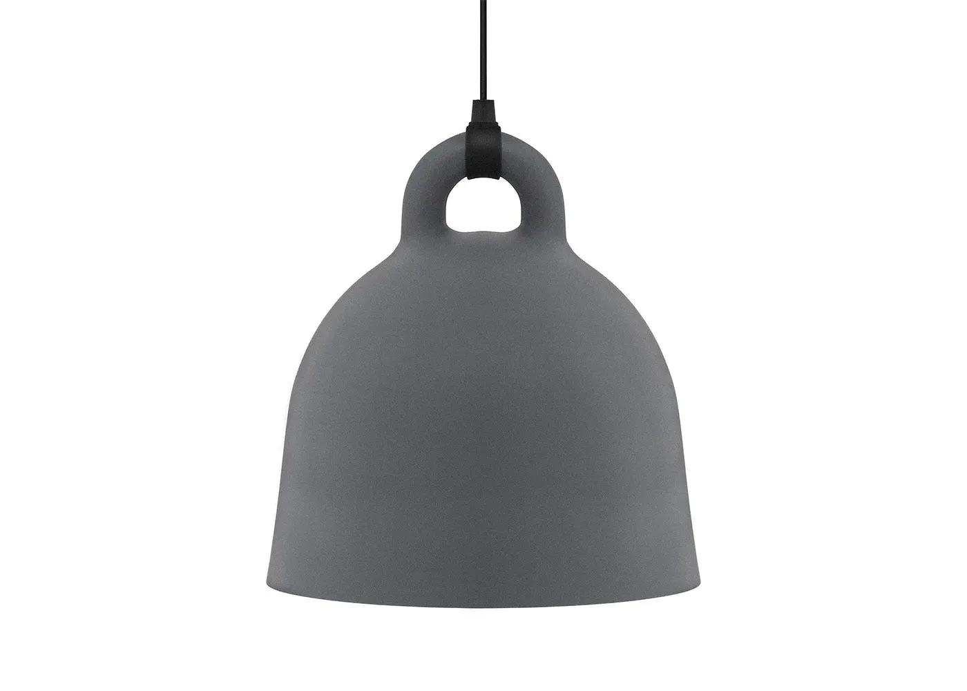Large Bell Pendant Light - Grey
