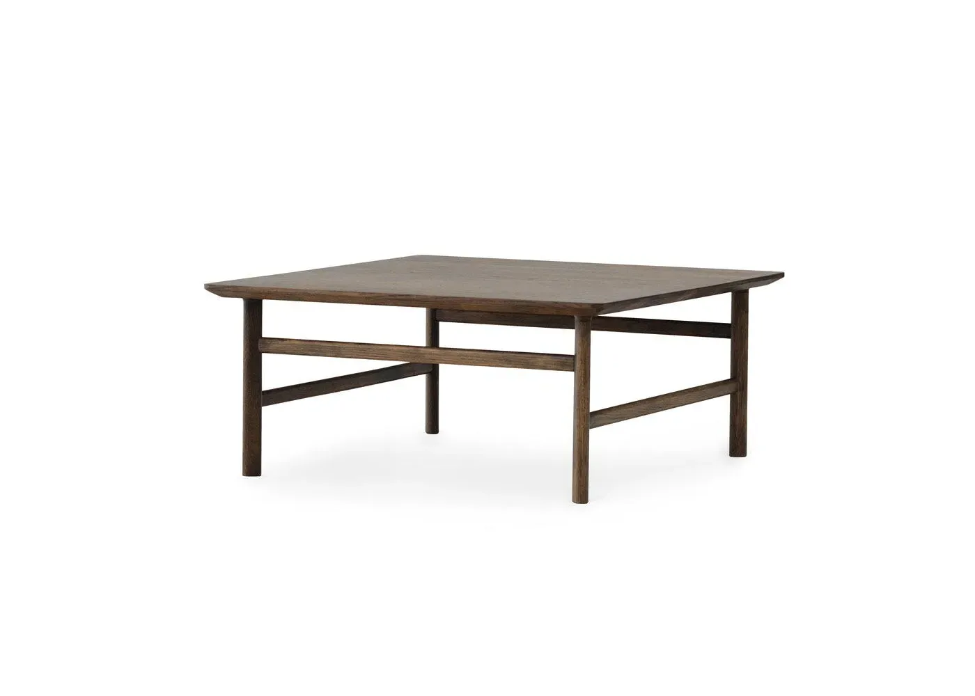 Large Coffee Table - Dark Wood, Smoked Oak