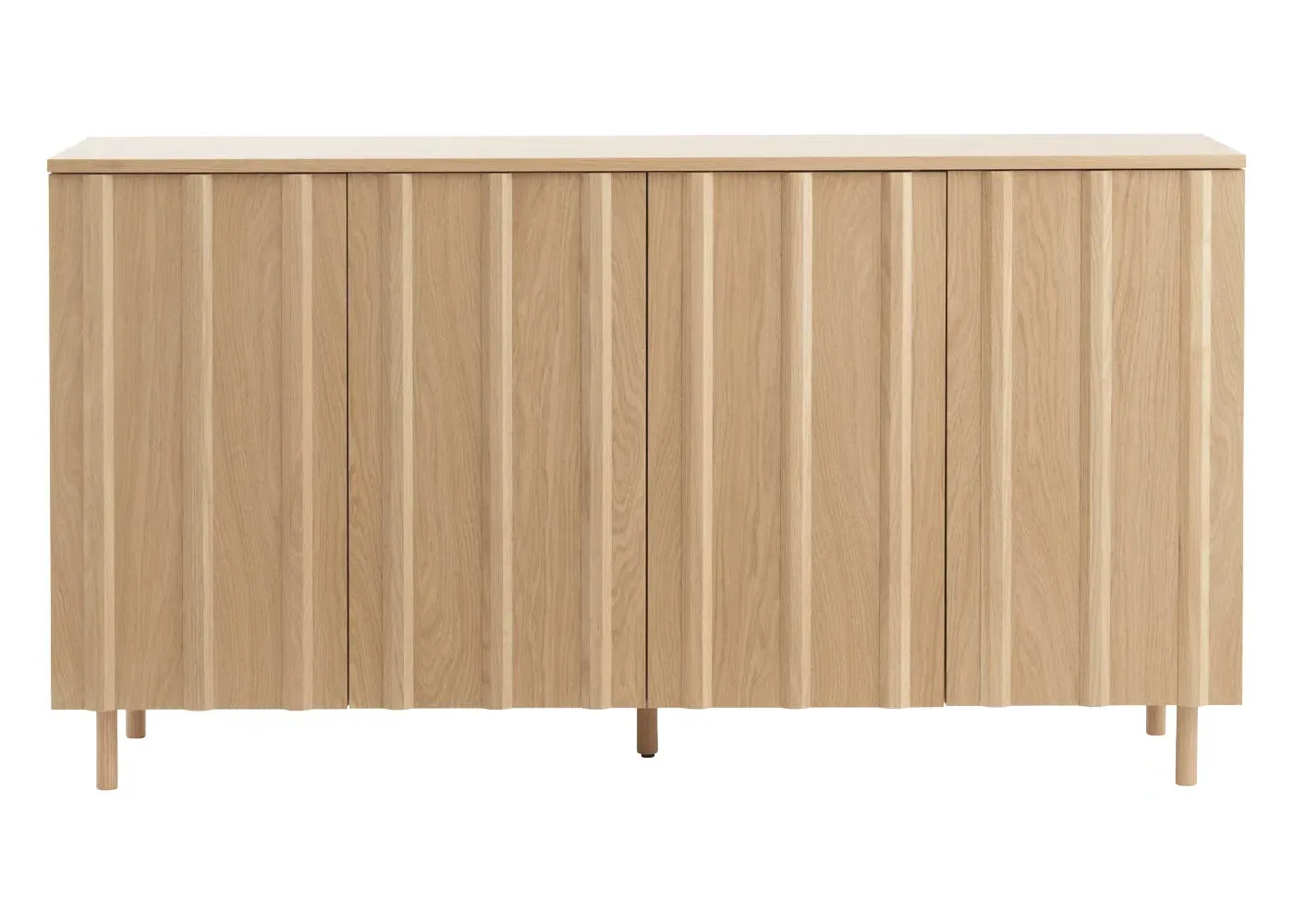Rib Sideboard Storage Cabinet - Oak