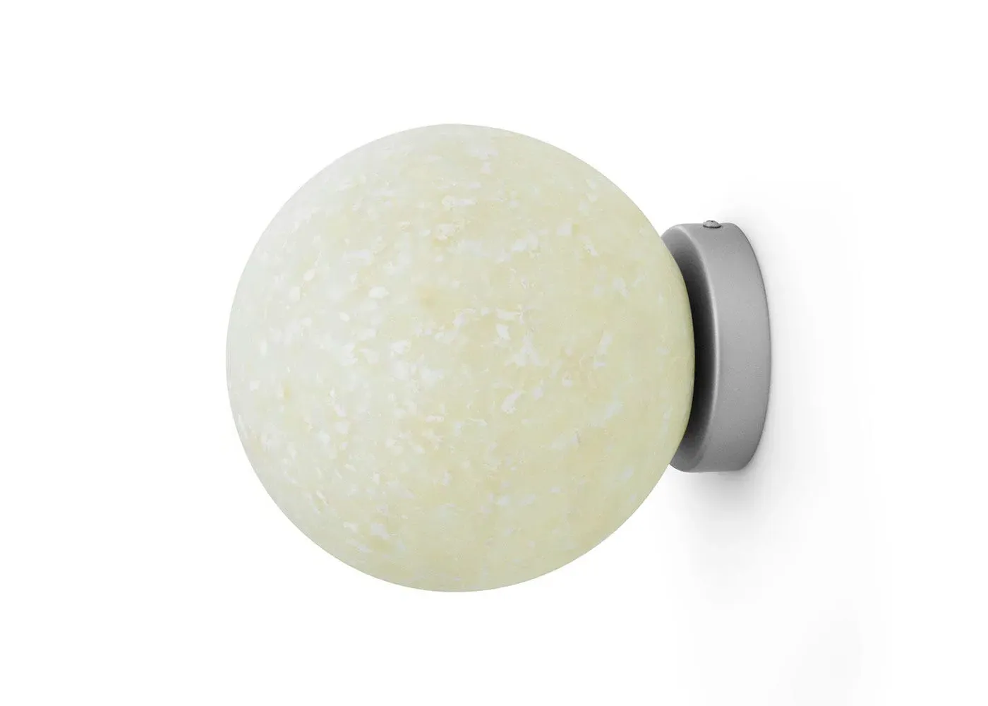 Round Flush Ceiling Light - White image