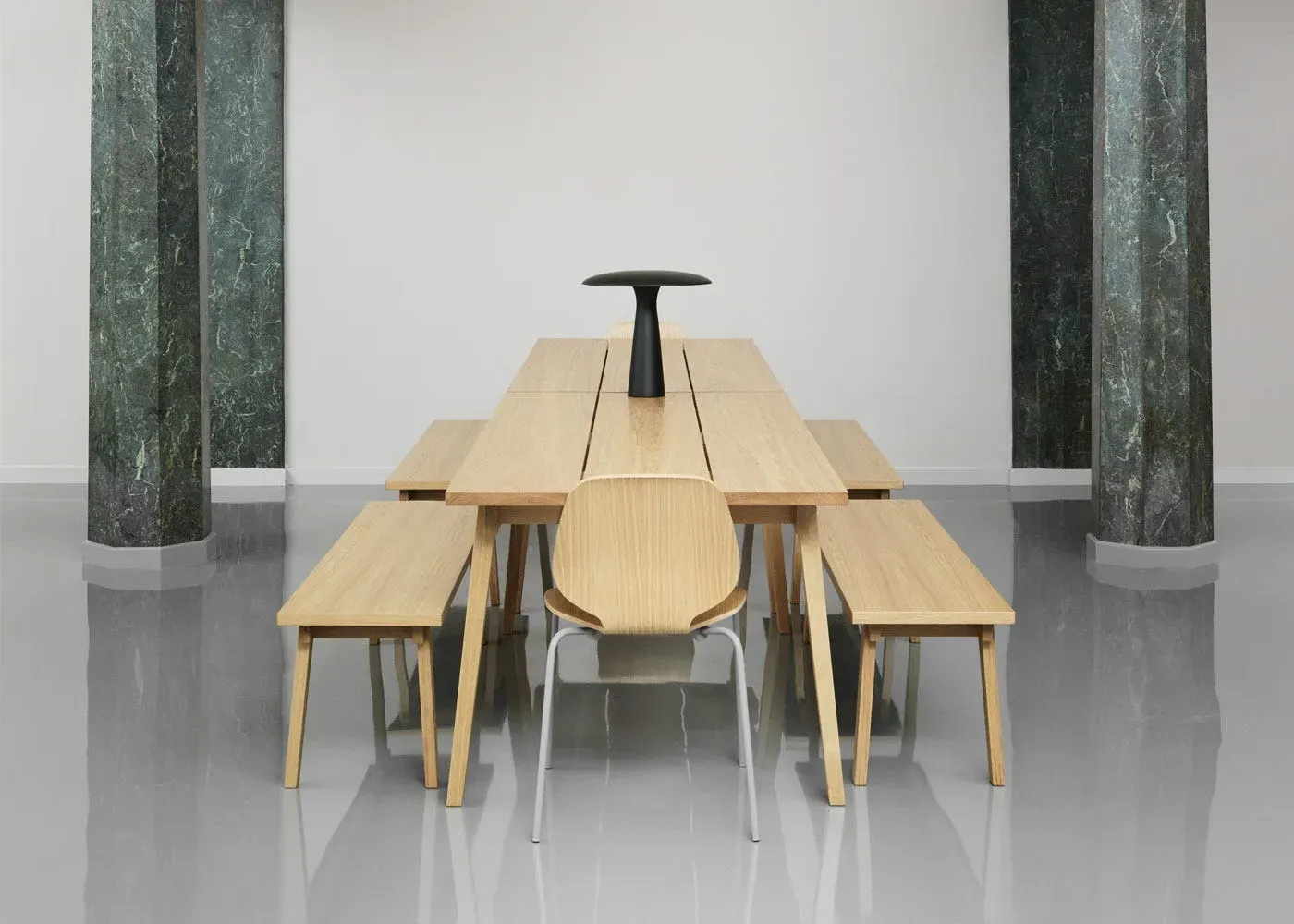 Slice Dining Table - Light Wood, Oak