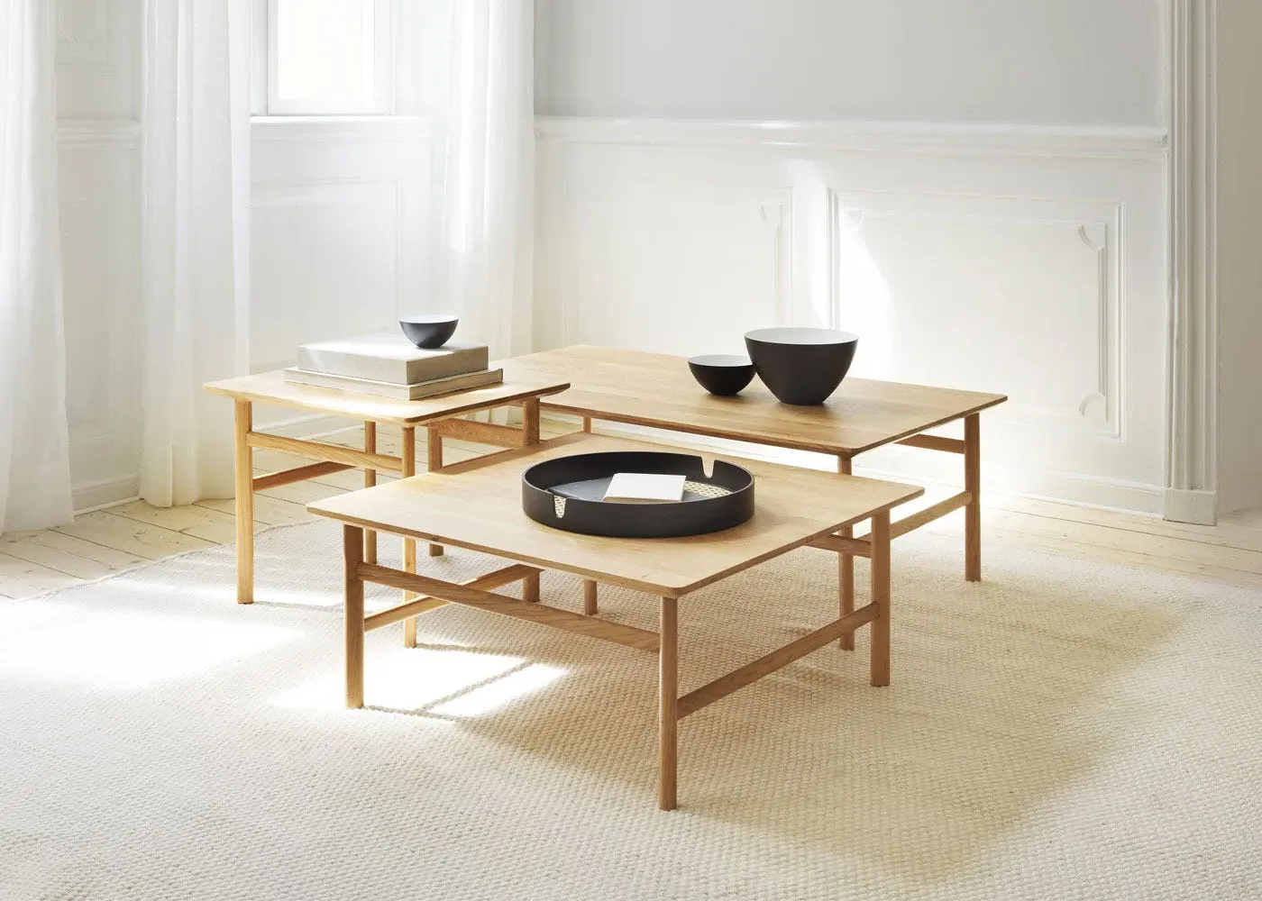 Small Coffee Table - Light Wood, Oak