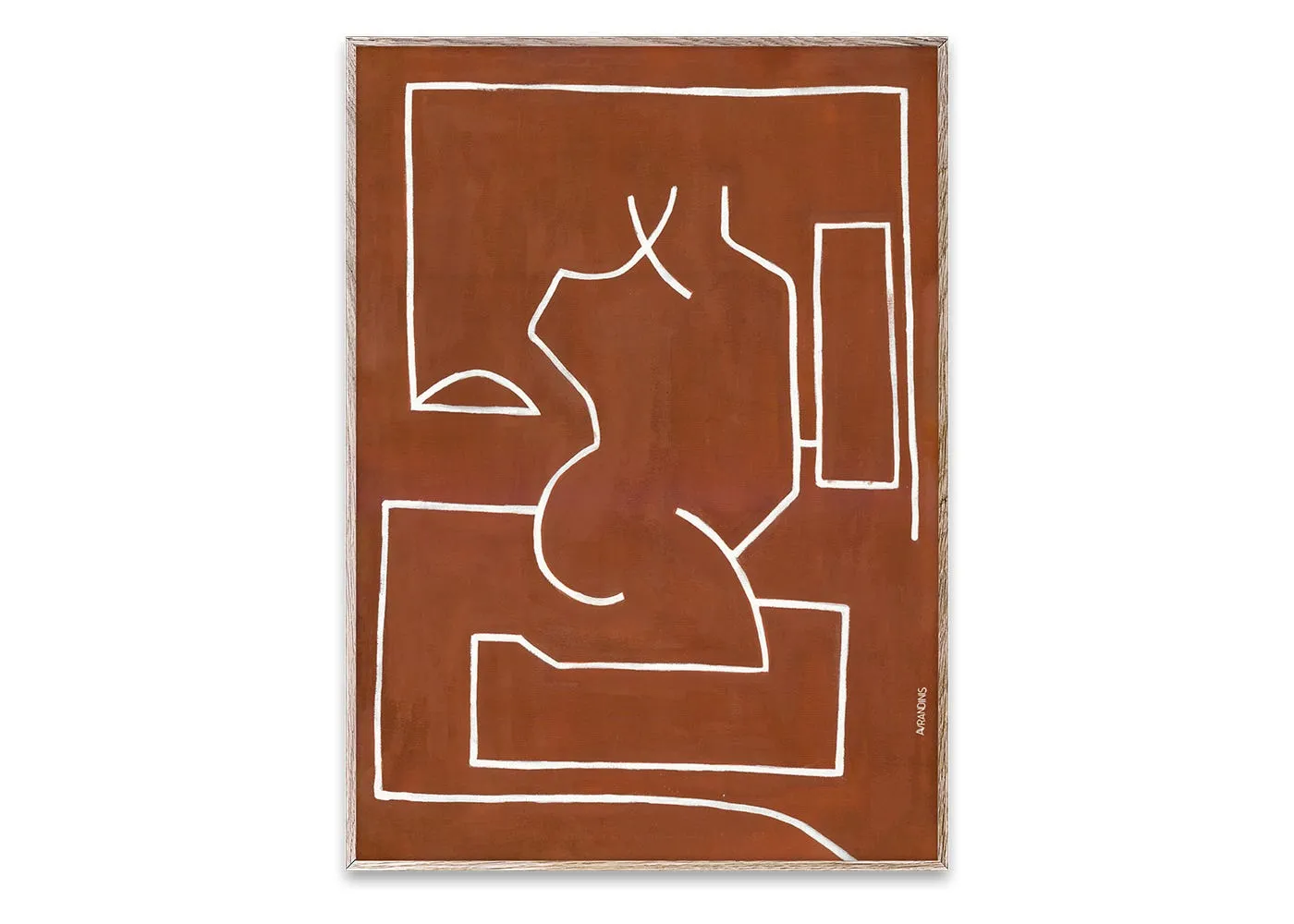 Antic Ideal 02 Art Print - Multi, Paper image