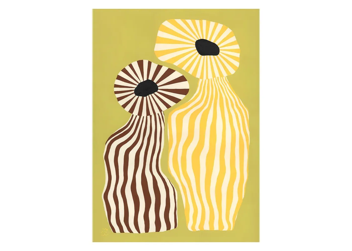 Medium Doodle Art Print - Multi, Paper image